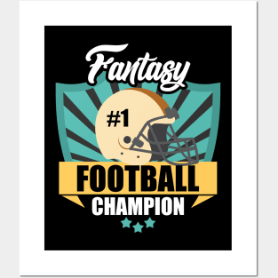 Awesome Fantasy Football Champion Winning Prize Posters and Art